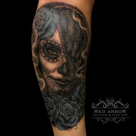 Tattoos - Day of Dead Coverup - 99478